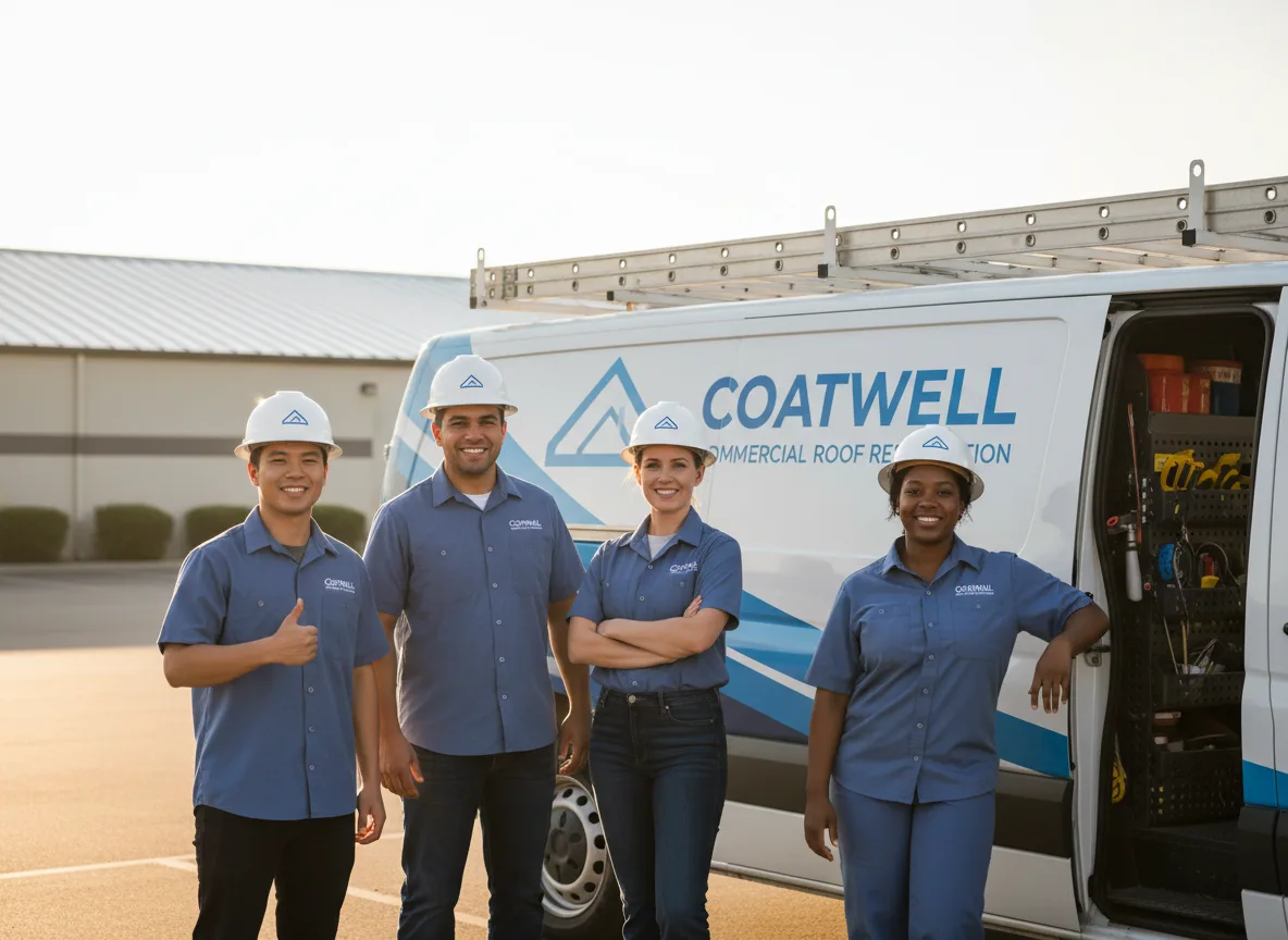 Commercial roof coating company in Richgrove, CA